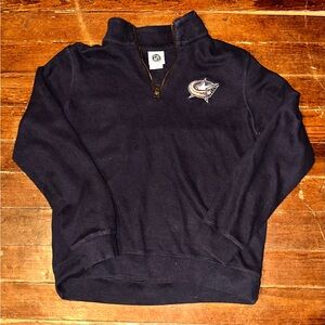 Men’s Medium Columbus Blue Jackets 1/4 Zipper Pullover